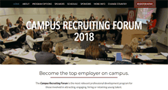 Desktop Screenshot of campusrecruitingforum.com